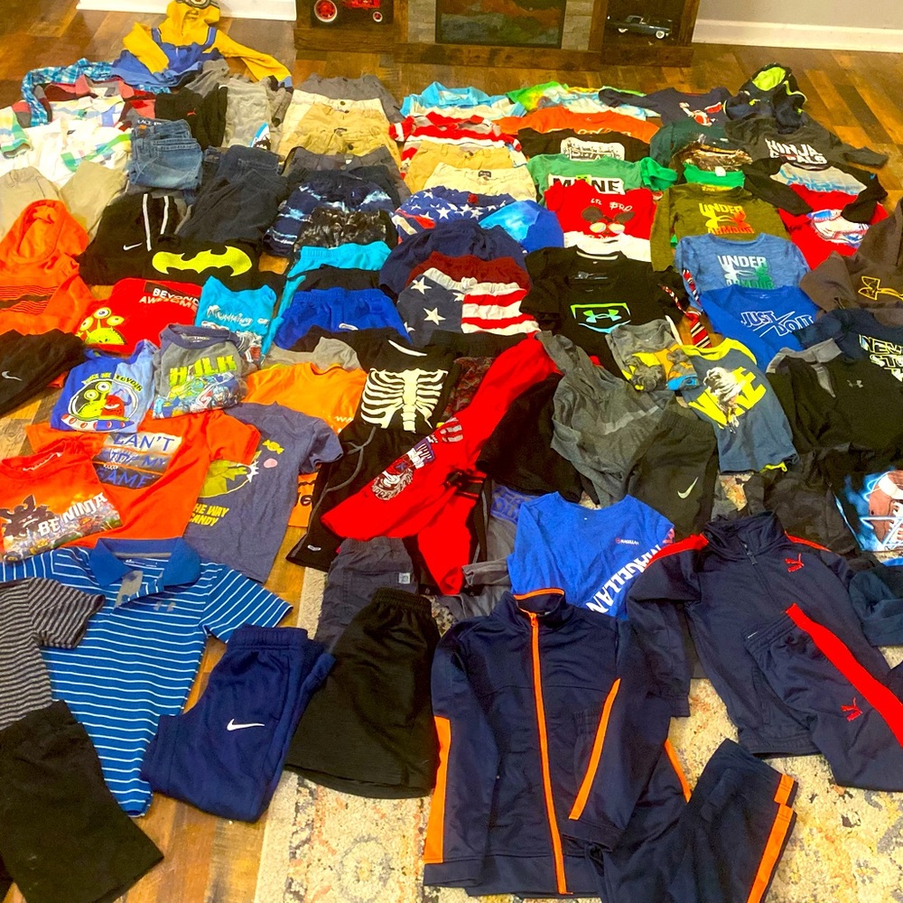 SOLD! Huge Boys Lot! 100 items! Mainly 6/7 & 7